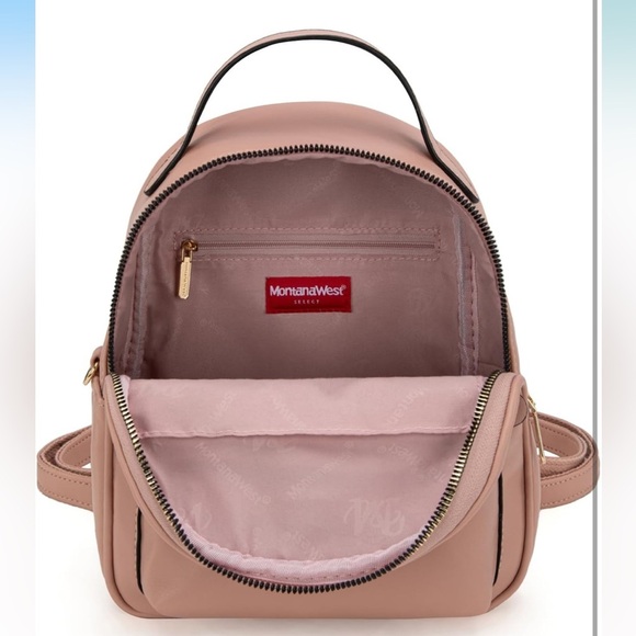 Montana West mini Backpack with Coin Pouch - Picture 4 of 6